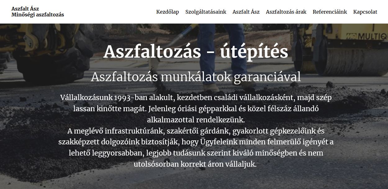 Aszfaltozás.  öntött aszfaltozás, járda aszfaltozás, útszegély lerakás, mart aszfaltozás, öntött aszfaltozás, udvar aszfaltozás, cégeknek, önkormányzatoknak, magánszemélyeknek egyaránt.