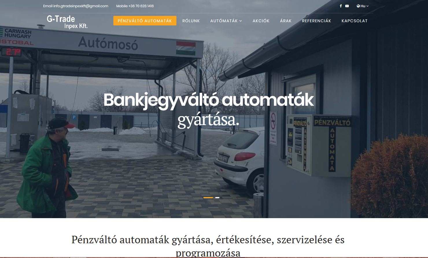 Pénzváltó automata - pénzváltó autómaták